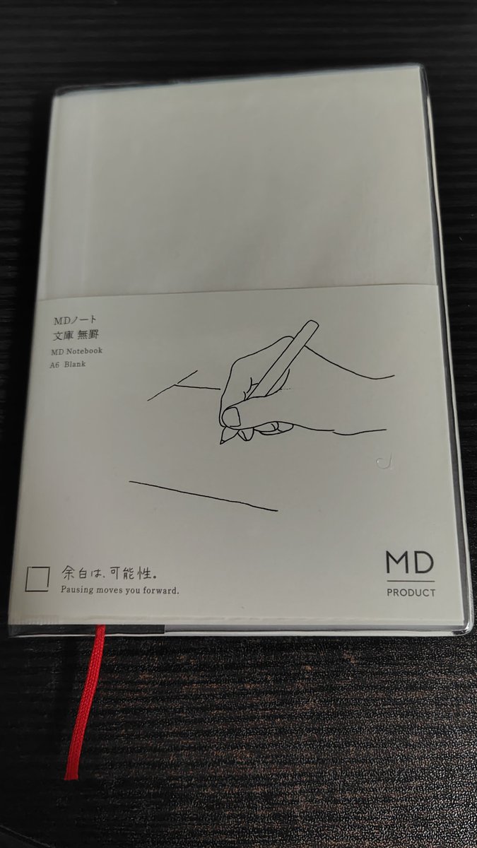 ozuakatsuki's tweet photo. このあいだ買ったMDノートをシールでデコってみました！
世界にひとつだけの、自分のノートって感じで良さげ。
アイデア帳として使いまくります。 https://t.co/O9USInt7AG