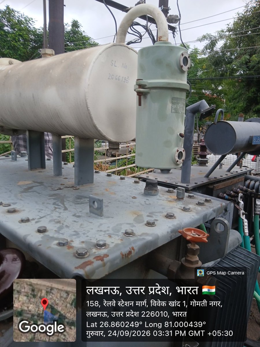setechnicalgn_'s tweet photo. गोमतीनगर क्षेत्र के अंतर्गत विश्वास खंड सबस्टेशन में आज दिनांक 24/09/2026 को ट्रांसफार्मर मेंटेनेंस का कार्य किया गया।
@myogiadityanath @CMOfficeUP @aksharmaBharat @ChairmanUppcl @mduppcl @MVVNLmd @MVVNLHQ @UPPCLLKO https://t.co/k2NqkYKsQO