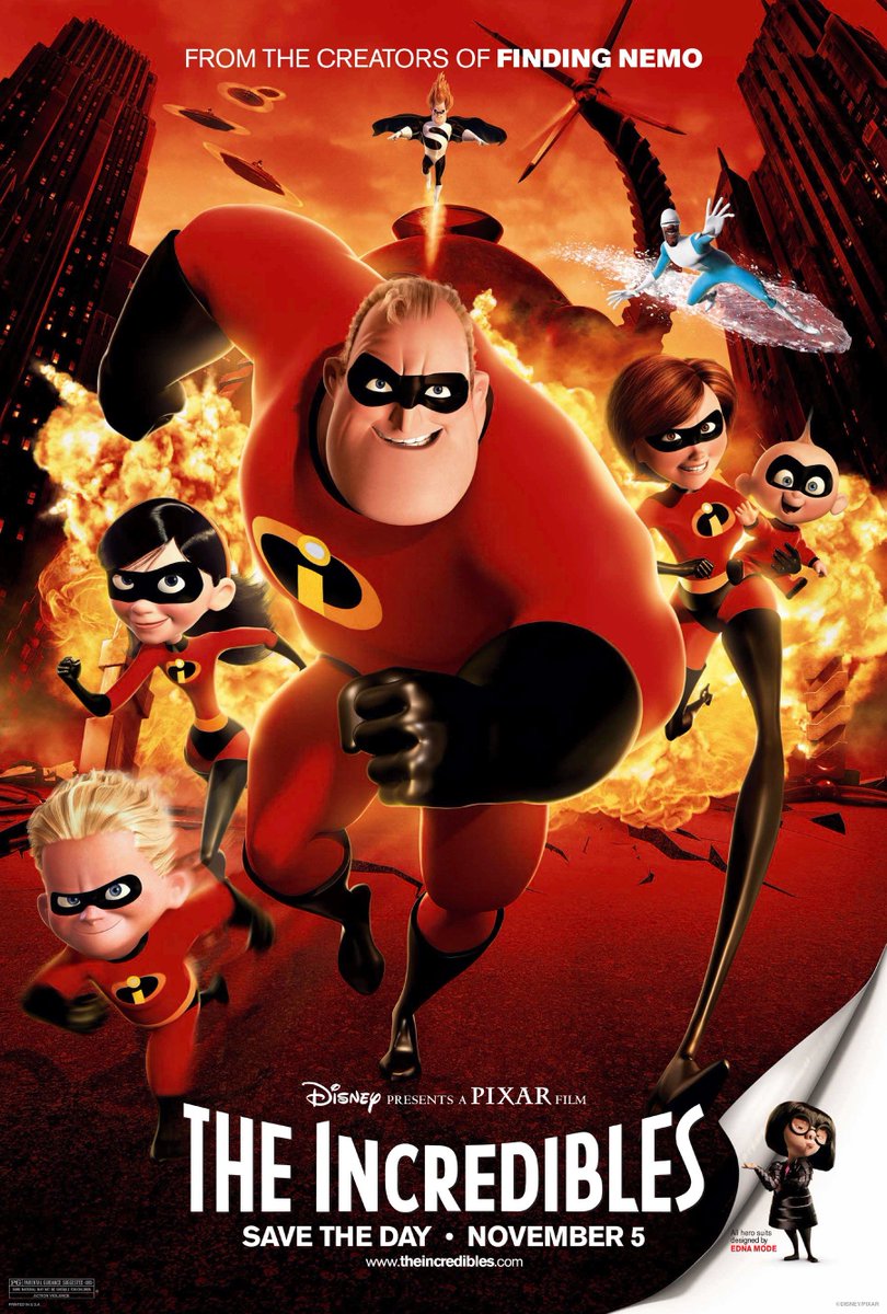 ATRightMovies's tweet photo. What would you rate Brad Bird's THE INCREDIBLES out of 10? https://t.co/BBoobQJ4Yl