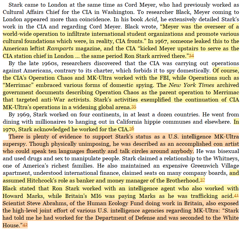 toxictiramisu's tweet photo. The Red Brigades were infiltrated by CIA/MKULTRA operative Ron Stark, who worked with Gladio fascist tεrrorists. Stark gained the trust of Red Brigades leaders and promoted an international tεrrorist organization free of Marxism, suited for controlled tεrrorism & false-flag ops. https://t.co/xG5nVHXBsY