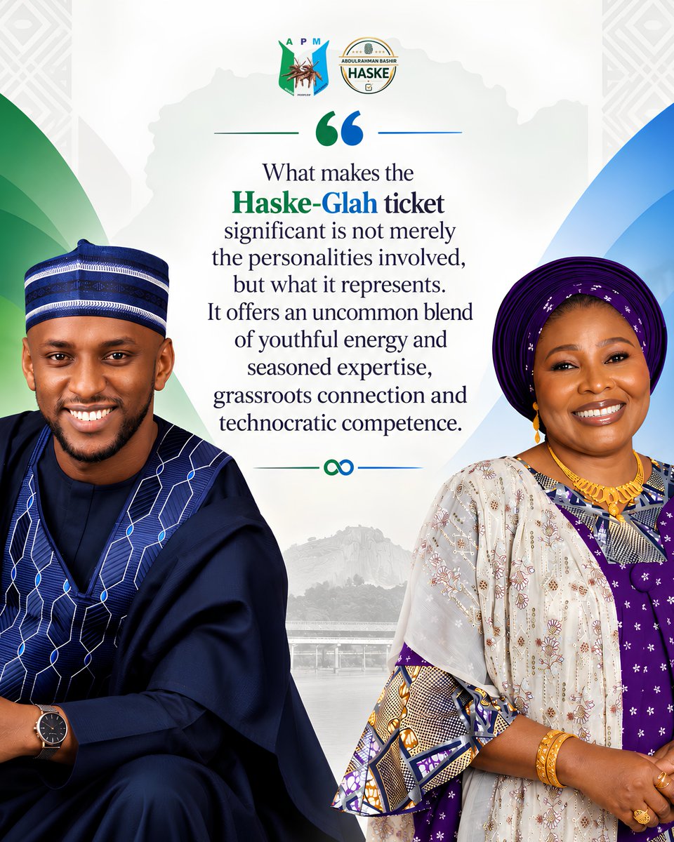OfficialABHaske's tweet photo. Haske-Glah: Complementry strengths, one shared vision, one commitment—putting Adamawa First.

#haskeglah2027 https://t.co/zKJ4DaemBZ