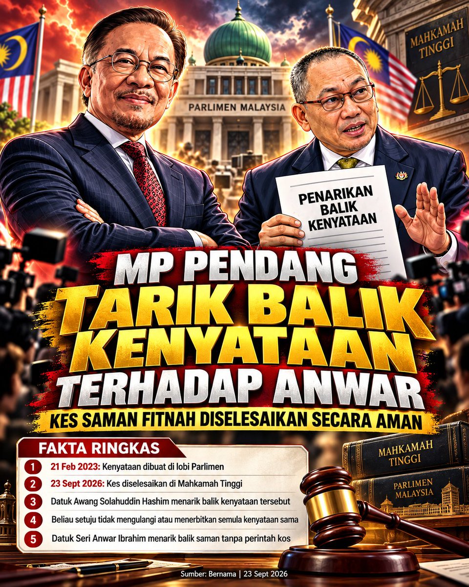 nokurogiaaaa's tweet photo. MP PENDANG TARIK BALIK KENYATAAN TERHADAP ANWAR — SETUJU TIDAK ULANG LAGI
#AnwarIbrahim #AwangSolahuddin #Pendang #ParlimenMalaysia #MahkamahTinggi #PolitikMalaysia #IsuSemasa https://t.co/jyjRL7z9Om