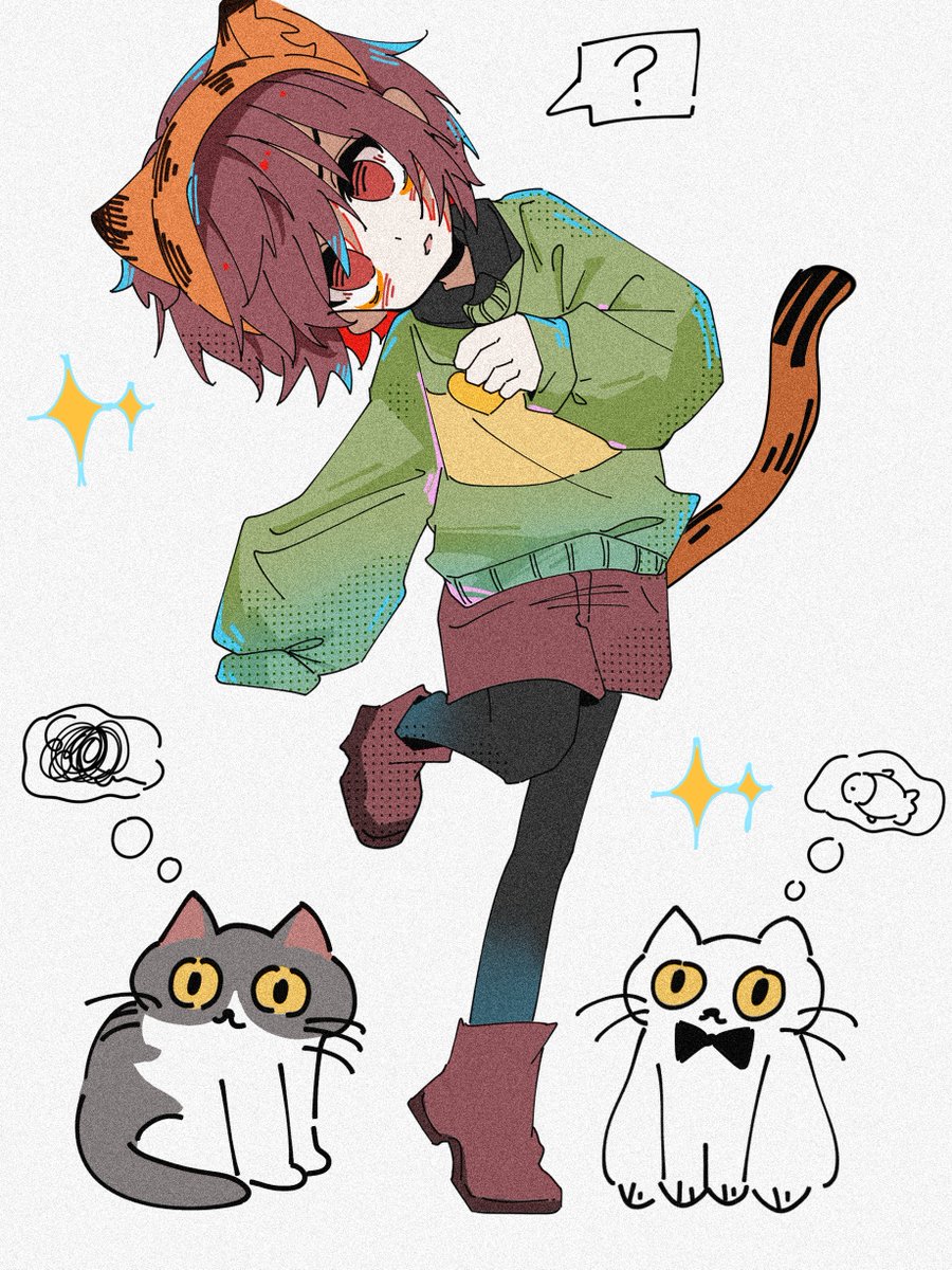 NanRuan681's tweet photo. 😺“😺”😺
#chara #undertaleㅤ https://t.co/fFkbvJ3Uga