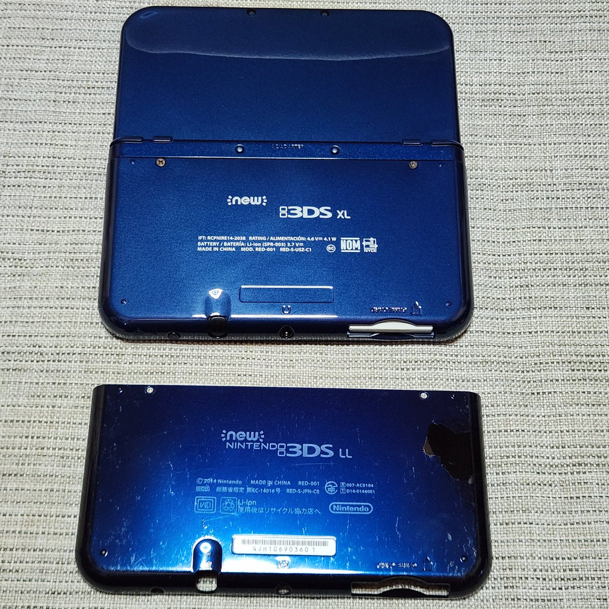 nukomaru's tweet photo. ゲームをしてると経年劣化で外装がペリペリ剥がれてくるので交換
Nintendo 3DS XLになっちゃったけど 綺麗になったからよきかな🫠 https://t.co/K4q7FRc5Iw