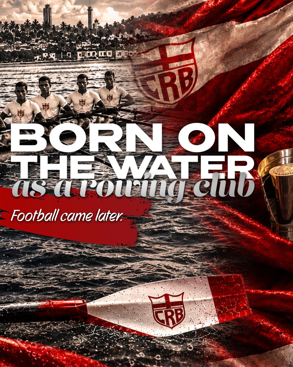 bcs_arena's tweet photo. Born on the water, built to rule the pitch. The kind of club you'll definitely want to back on Arena 🔥

Five straight state titles (2022–2026) & historic pentacampeonato.

Swipe through the photo carousel & read the full club story below 👇
                                     
Back in 1912 in Maceió, Clube de Regatas Brasil was founded for rowing, not football. The ocean, oars, and regattas were their world.

Football came later, but that relentless open-water grit became the club's eternal DNA.

A century later, CRB made football history in Alagoas.
The red-and-white Galo da Pajuçara captured five consecutive state championships (2022–2026), becoming the first club ever to secure a historic pentacampeonato.

Now, @CRBoficial is officially live on Arena!

Join the platform, select CRB as your favorite club, and help the Galo rise in the global rankings:
🔗 https://t.co/AaVFLJDIRY

#Arena #CRB #ClubeDeRegatasBrasil #MaiorDeAlagoas #ArenaClubs