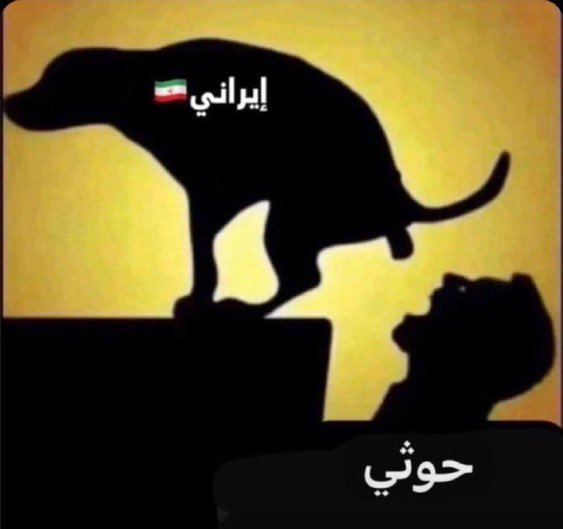 fdeo34's tweet photo. @aymanalaswady11 @sajl17j @samer_ym @Moalradaei ماخلاك ترفع علم إيران إلا وقد عبو فمك من فضلاتهم ياهين ، قريبا والله مايبقى كلب إيراني متورد في بلدي بنرسلكم طيران جماعي لطهران بعدا طبل لهم براحتك قدك وسط مستنقعهم الخرا https://t.co/VwWUHWDHMi