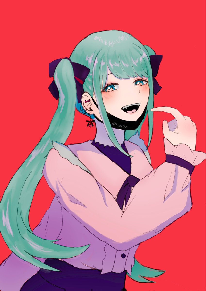 hato387's tweet photo. 『あたしヴァンパイア』
#初音ミク https://t.co/13VxrKypMa