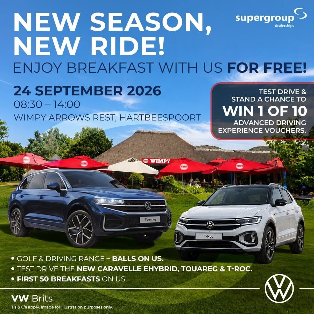 SthembiD's tweet photo. Live from Hartbeespoort! 🚨 VW Brits is showcasing the massive, premium New Caravelle eHybrid today! 🚐✨
Whether it's for executive business trips or spontaneous family road trips, this plug-in hybrid is a game-changer.
Want to know more? Chat with the team:
📲 WhatsApp VW Brits on 078 465 9493