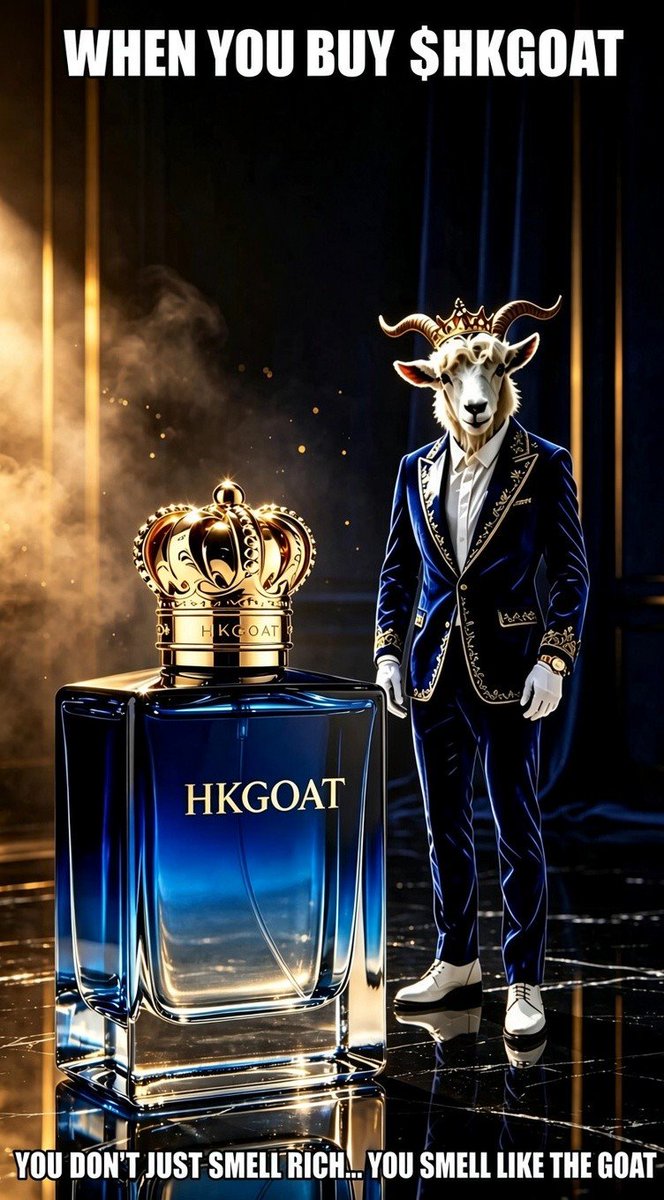 HKGOATmeme's tweet photo. $HKGOAT 🐐👑 https://t.co/ZcmBZ0VO1W
