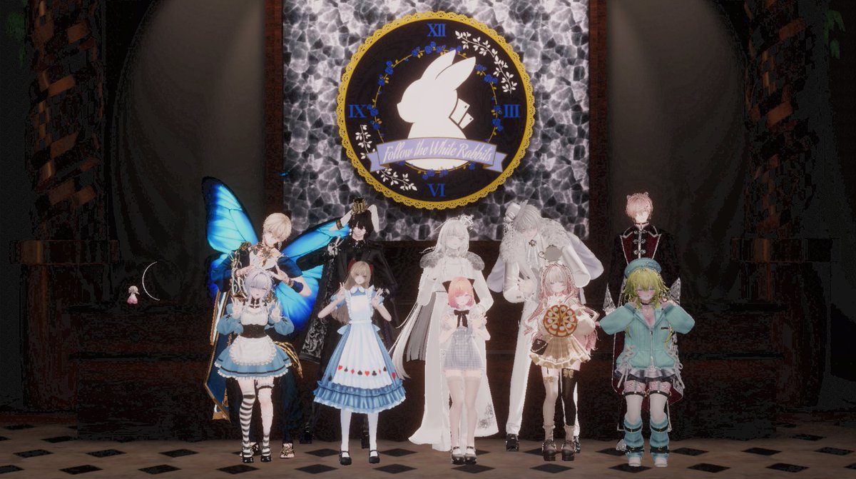 Ajikun_CAST's tweet photo. 0923 #FtWR_VRC
アリス達、今日も迷い込んでくれてありがとう
次回からのアフターワールドも
めちゃくちゃ素敵だから楽しみにしててね🐇 https://t.co/20CQUD4MbX