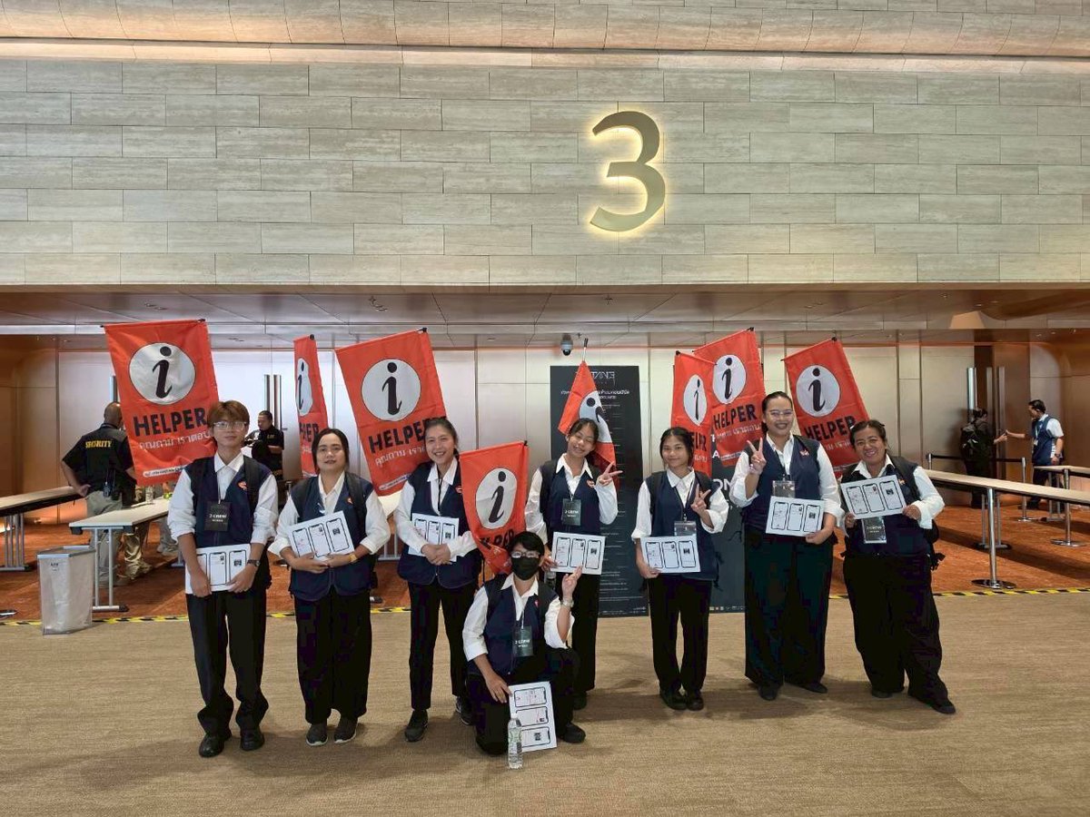 JCrewStaffUsher's tweet photo. Job : The Titans Concert
Venue : ศูนย์การประชุมแห่งชาติสิริกิติ์
Date : 20-21.06.2026 
Client🙏🏻 Zapp world / เอ็นเซ้นเท็ต / Monday on December

Special Thanks🤍 The Security Af Team
Thanks Team🧡 Staff / Usher

#THETITANSCONCERT
#Jcrewteam
#Jcrewfamily https://t.co/FNugZCRlXi