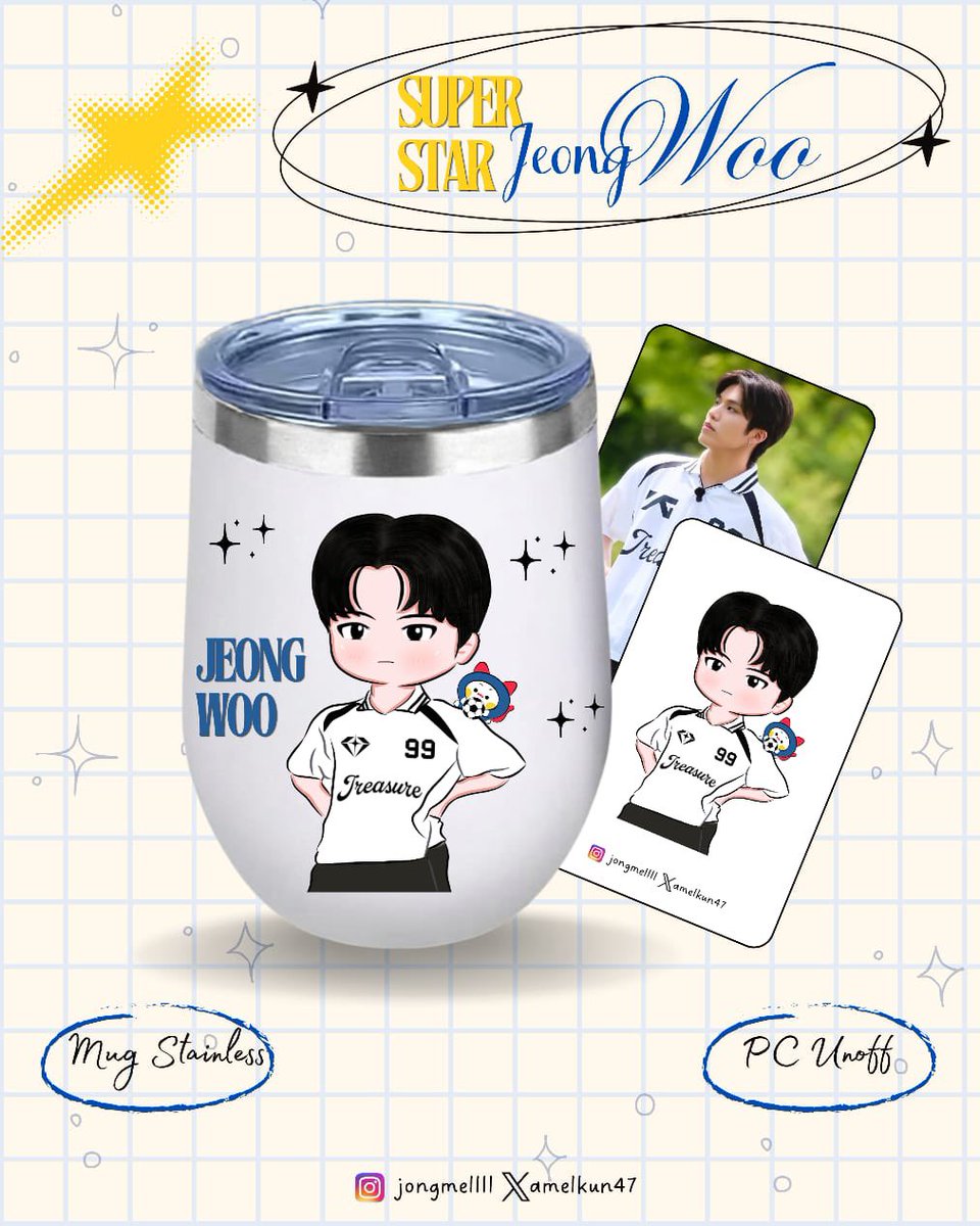 amelkun47's tweet photo. 🎉 JEONGWOO BIRTHDAY mini GIVEAWAY🎉
🎁 Prizes:
6 tumbler mug stainless park jeongwoo
2 hadiah screet special 🤭 
Syarat &amp; Ketentuan:
-follow me,Rt &amp; Like tweet ini 
-rep foto terlucu jeongwoo
⏰close 27-sept-2026 19:00WIB
Pengumuman 28-sept-2026 19:00 WIB
Good luck teum 🫶 https://t.co/FYhGyLP0qW