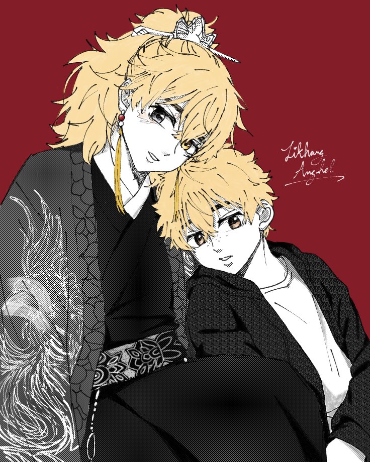 Angelica_pingal's tweet photo. Rosso and Nirei 

I don't know what color Rosso is, so I'll just guess.😅 

#ウィンブレFA #windbreaker #wb230 https://t.co/blBPS2Aby2