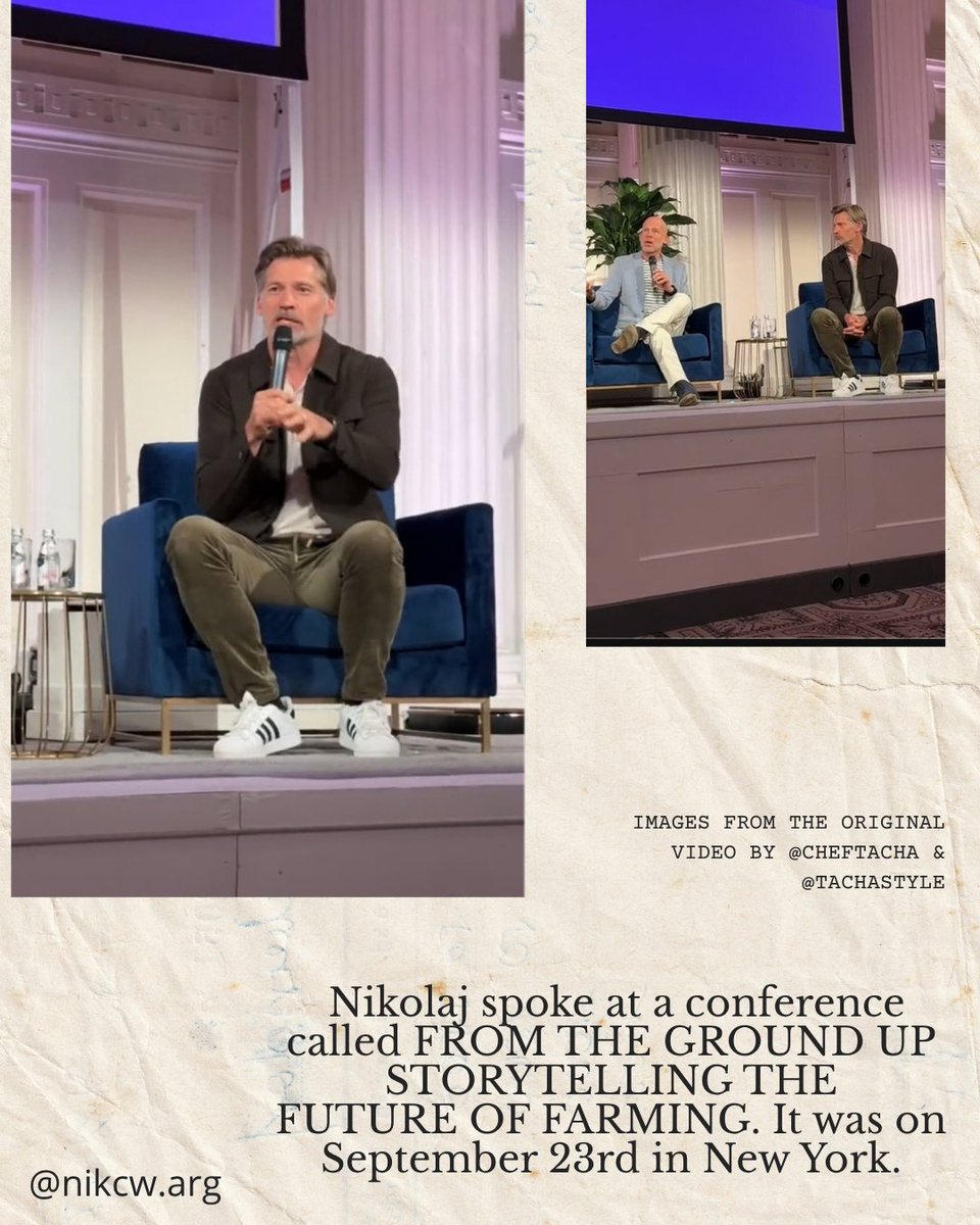 nikcwarg's tweet photo. New: Nikolaj Coster-Waldau ๐๐๐ฝ
Images from yesterday, you can find the video here (Instagram: cheftacha)
#NikolajCosterWaldau #anoptimistsguidetotheplanet https://t.co/CcDVPKtwVj