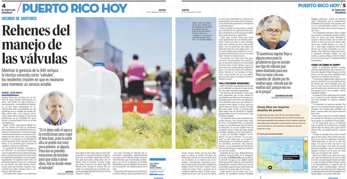 DiasporaPIP's tweet photo. ¡Angustia en las comunidades! 💧 Residentes en San Juan temen nueva crisis de agua por el "valveo" de la AAA. Es inaceptable que la AAA bote el 50% del agua en salideros. El PIP propone despolitizar la agencias y reparar la red. 🌊🇵🇷 #DPIP https://t.co/pchREYrNjr