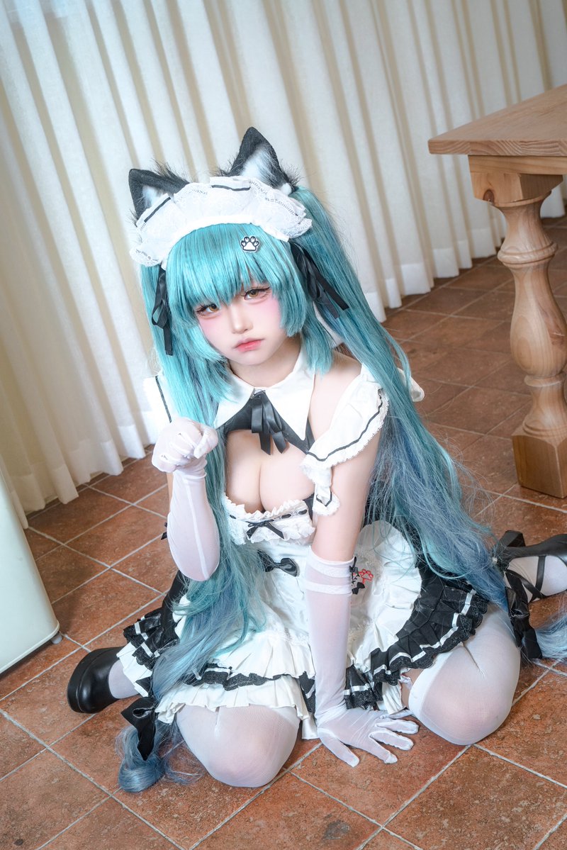 ming_m_m_'s tweet photo. NIKKE / Privaty : Unkind Maid ☕️🩵 https://t.co/HkbTr74dTb