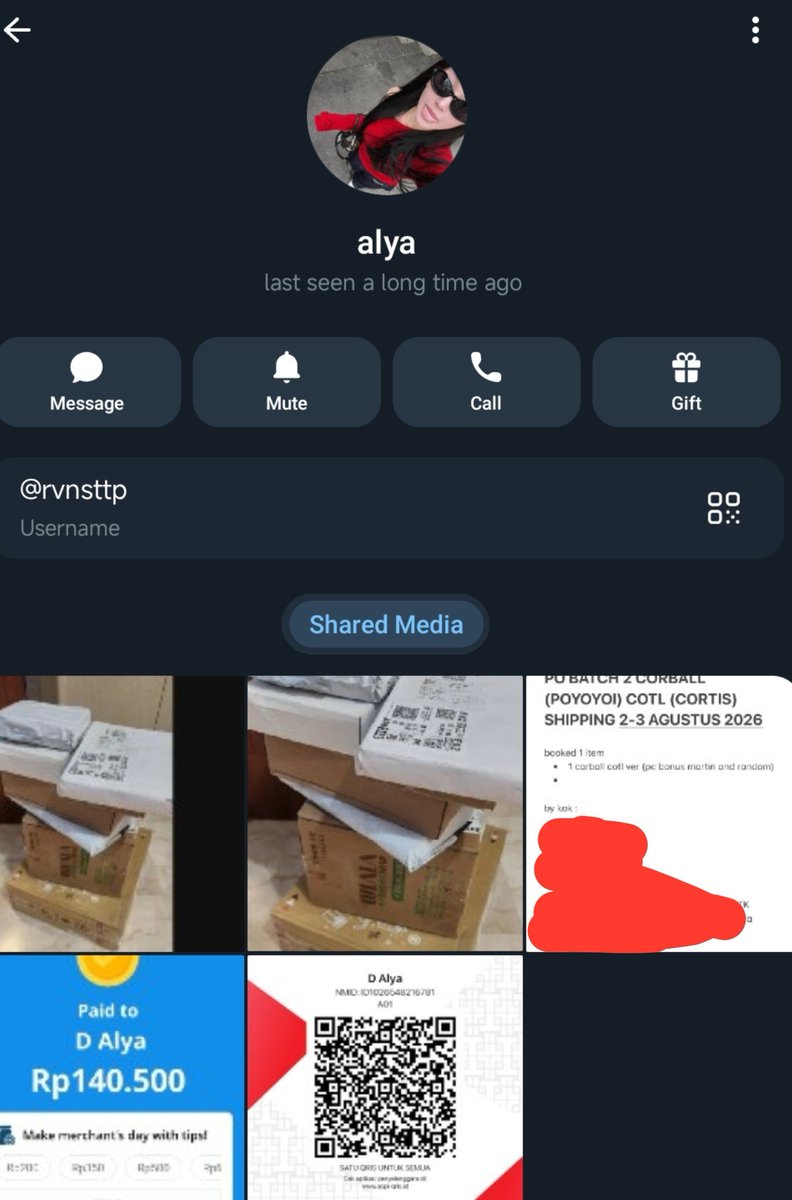nanatraveler's tweet photo. ‼️ 🚨 BE AWARE SCAMMER (HELP RT KARENA DIA MASI AKTIF SEKARANG)
informasi akunnya : 

tiktok @/ryendptr  
telegram @/rvnsttp
nomor nya +62 857-3504-3521 
D ALYA (QRIS) https://t.co/g8LDOLPDgF