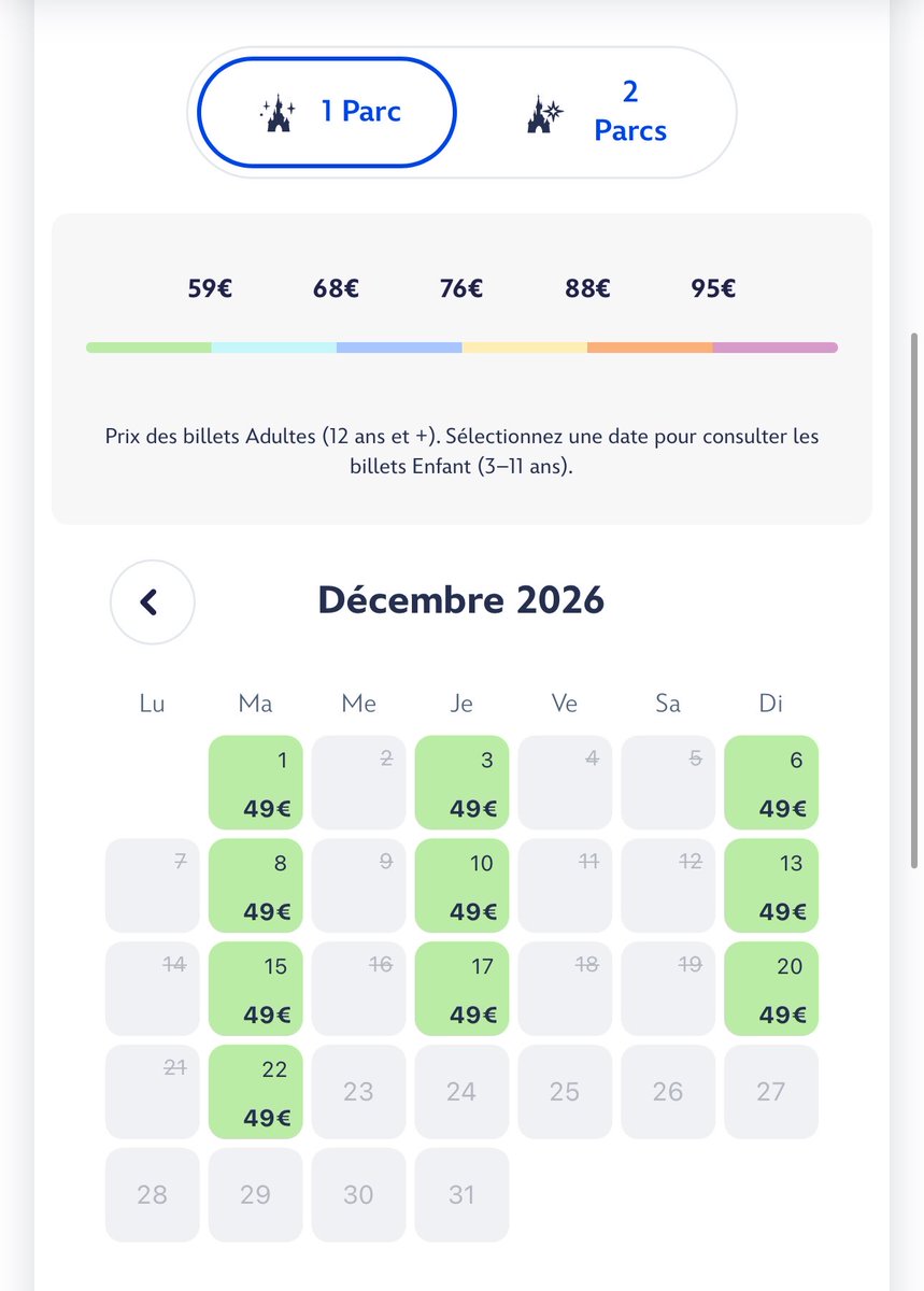 Sami_Parks's tweet photo. 🎄🏰 Bon plan NOËL Disneyland Paris 

Le billet est à 49€ ! 🎟️

Si vous voulez profiter du parc, de l’ambiance Noël et des attractions ! C’est une offre très intéressante que je recommande ! https://t.co/n43c6ZiJ5r