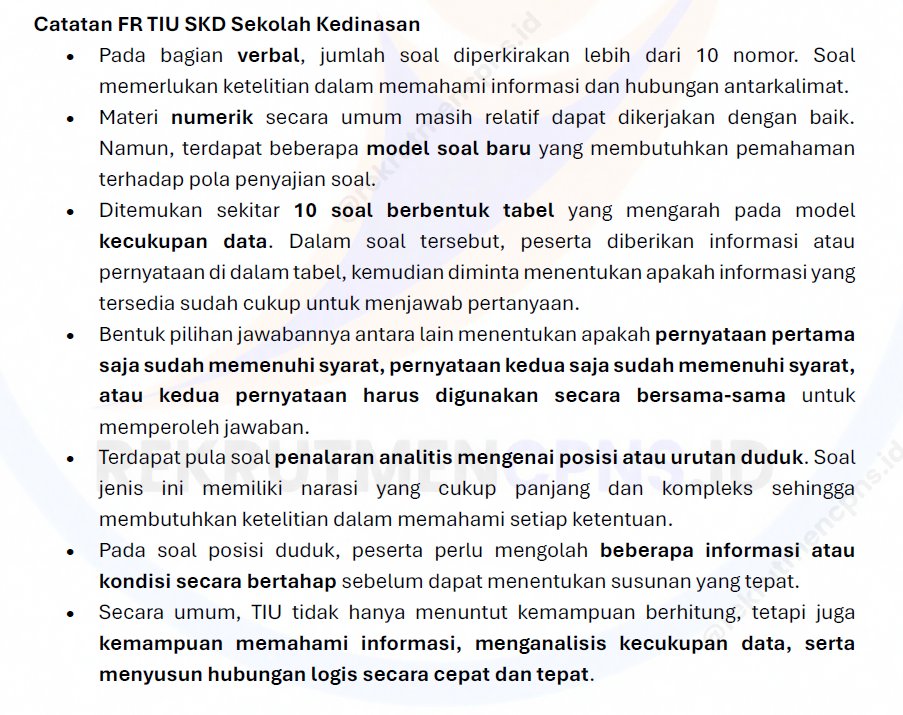 rekrutmencpns_'s tweet photo. FR SKD KEDINASAN 2026 https://t.co/oTVX7WjNcr