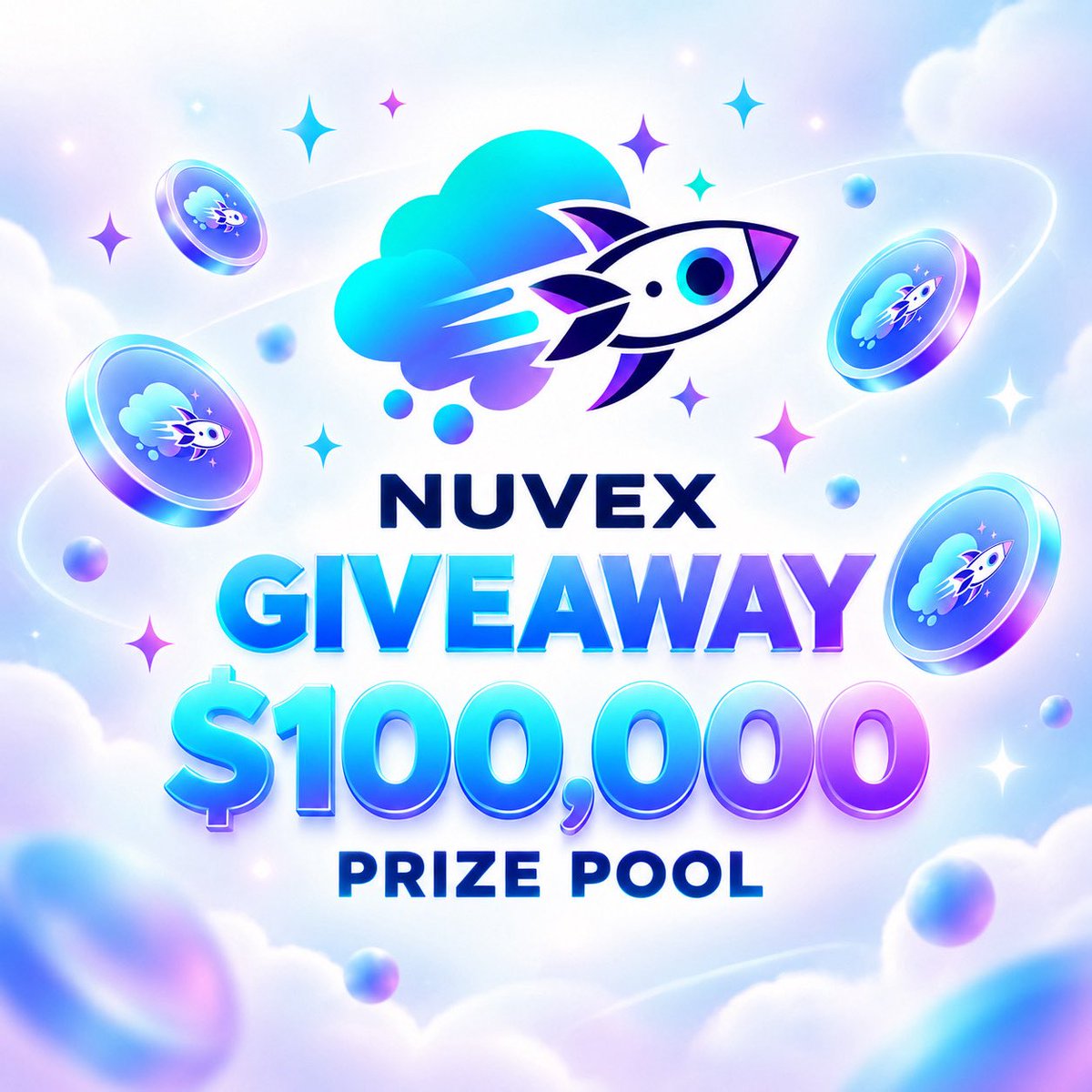 nuvexfamily's tweet photo. NUVEX $100,000 $USDT Giveaway 🔥

✅Like + Repost + Follow
✅Comment your $SOL wallet

First 2,000 wallets share the $100,000 $USDT pool. https://t.co/W3IHnStVh0