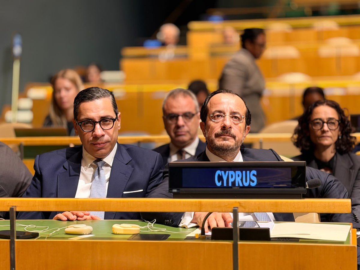 CyprusMFA's tweet photo. Επαφές του Υπουργού Εξωτερικών στη Νέα Υόρκη, 23 ��επτεμβρίου 2026

🔗 https://t.co/nSjP2zMTmq https://t.co/jKwIpJnold