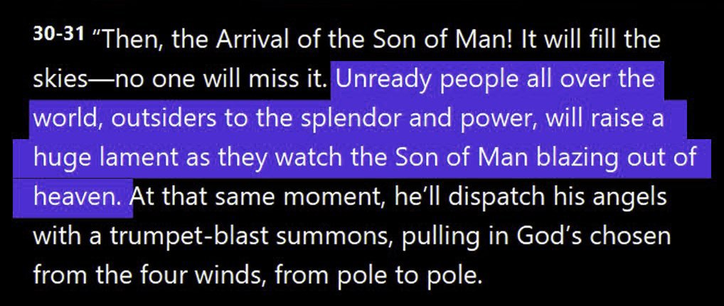 Kabamur's tweet photo. Jesus prophesied that in the last days unready people will fear benevolent messengers from the sky.

Look around and see devout Christians acknowledging only the power and presence of fallen angels, demons, nephilim... never angels of light.

Jesus knew humans would eventually reject the "Messengers of God".

Whether through ignorance or confusion, modern Christians are lying about UFOs and angels in the Bible.