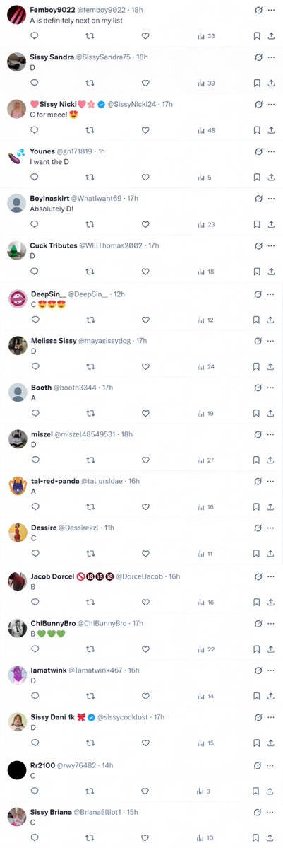 xs_cockccage's tweet photo. 🔒 LOCKTOBER GIVEAWAY 🔒

4 choices. 3 lucky winners!

To enter:
• Follow @xs_cockccage 
• Repost
• Reply A, B, C or D
🎁 3 winners. No duplicate prizes.
📅 Sep 23 - Oct 1. Winners announced Oct 2.
18+ • Must be following at the time of draw • No purchase necessary.
#Locktober #Chastity #Giveaway