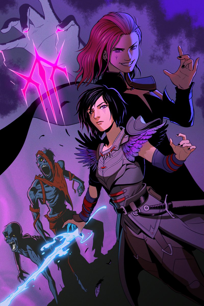 PePhung24's tweet photo. Commission for my friend with the #Warlock theme, #Kaatri and #Tasha the witch queen is here !๐งโโ๏ธ๐งโโ๏ธ๐งโโ๏ธ https://t.co/RRrTv28c8P