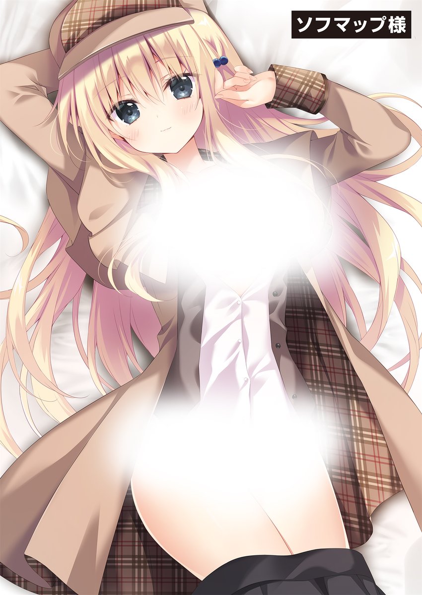 cabbage_soft's tweet photo. 明日25日から予約開始「さくらの雲＊スカアレットの恋～完全版～」有償特典「描き下ろしB2Wスエードタペストリー」付き店舗様の特典画像になります。
（※こちらは告知用画像になりますので白抜きは特典物には印刷されません）
店舗・通販にてご予約お願いします。
#さくレット https://t.co/rCslmhAkOZ
