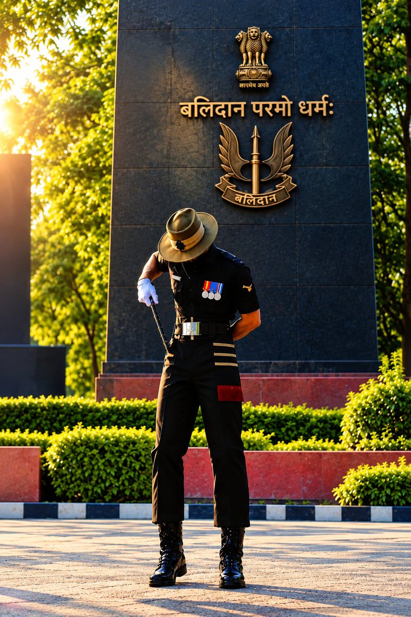 nirajpanditx's tweet photo. बलिदान परमो धर्मः 🇮🇳
वर्दी सिर्फ पहचान नहीं देश के प्रति समर्पण और कर्तव्य की मिसाल है।
जय हिंद 🇮🇳 https://t.co/rUMgQR0r2Q