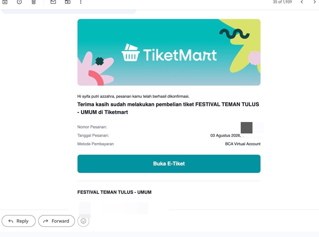 syeifood's tweet photo. WTS tiket konser temantulus (FESTIVAL)  💸750K #zonauang #wts #konser #temantulus #festivaltemantulus #festival https://t.co/vXdIeVxt6R