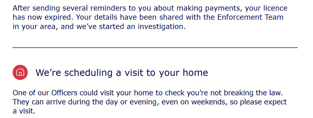 georgemkeynes's tweet photo. Sent to an elderly woman who lives alone and has spent a lifetime paying for a TV licence and now does not need one. https://t.co/Lrv01mHPPK