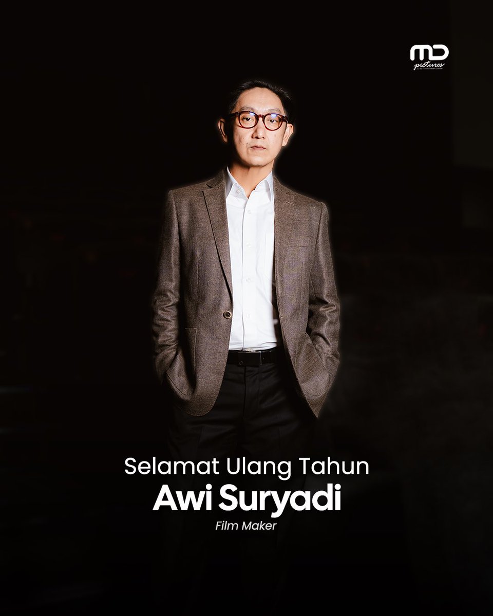 MDPictures's tweet photo. Selamat Ulang Tahun, Awi Suryadi!๐ฅณ
Celebrating the filmmaker behind some of MD Pictures memorable stories
#MDPictures
#MDEntertainment https://t.co/8DNI1ZTQEs