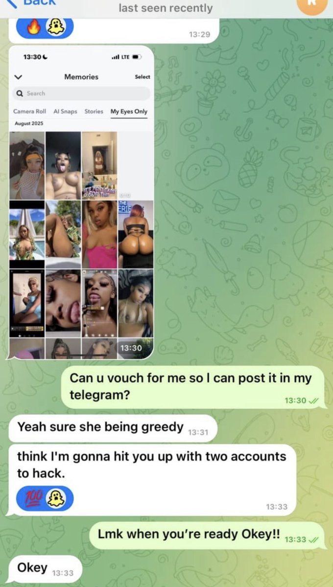spy534647's tweet photo. Dm for legit Snapchat hacking https://t.co/HWhGNwEHFe