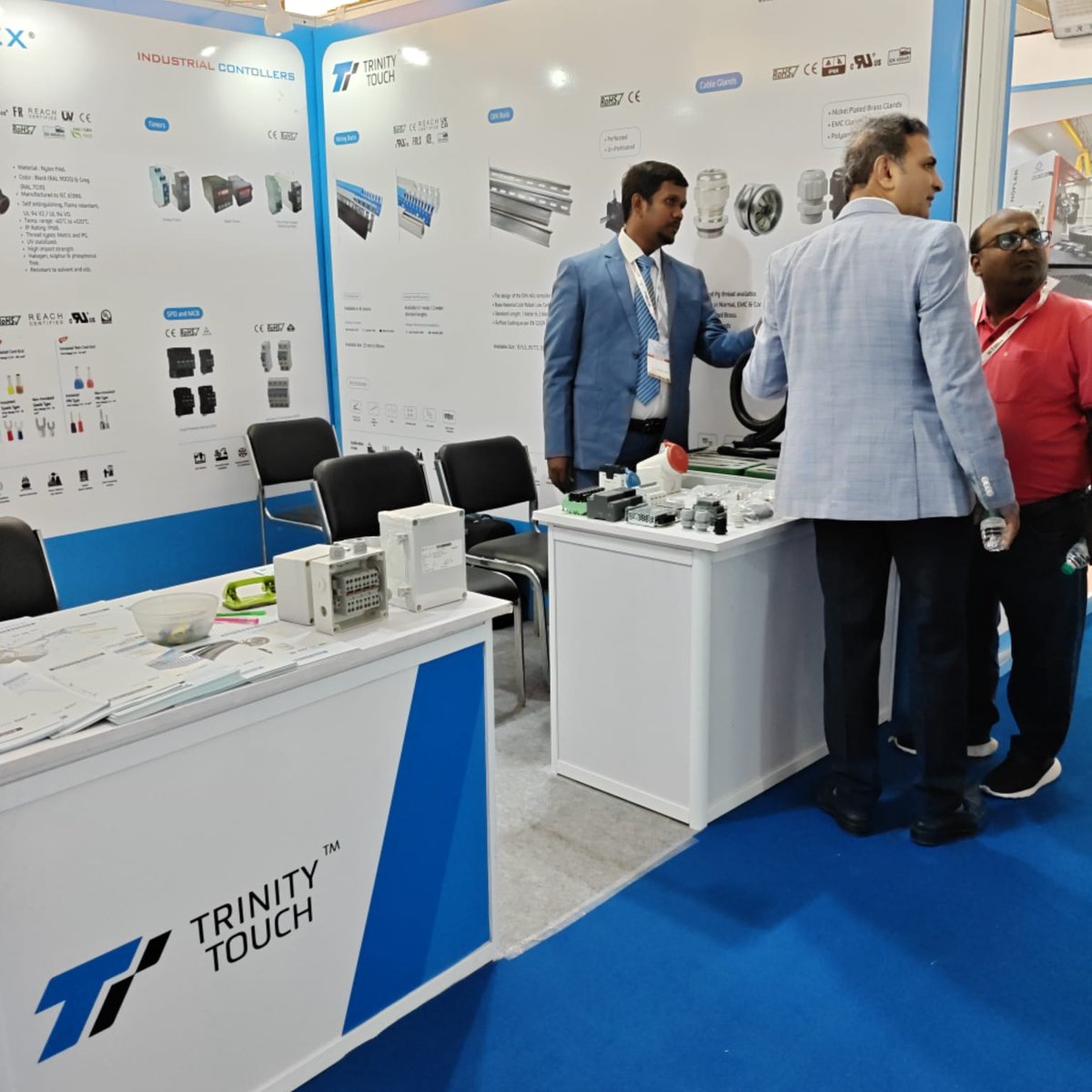 TrinityTouch's tweet photo. 🇮🇳 Trinity Touch at India #DefenceManufacturing Conclave 2026!

📍 Ajeya Stadium, Avadi, Chennai
📅 Sept 24–25 | Booth 69

Explore our electrical, electronic &amp; connectivity solutions for defence and manufacturing.

🤝 Let’s Connect. Innovate. Build.

#TrinityTouch https://t.co/KI9R3s4Twp