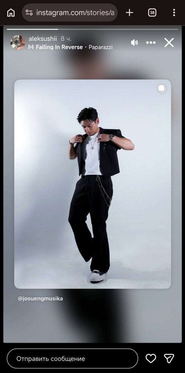 Elate_1's tweet photo. I'm glad to share the musical taste with Nase family. Alex loves XG and Falling in Reverse is one of #JOSUE's fave bands.π
Anyway, just support him in his outfit from #39thAwitAwards, hehe. π€
https://t.co/768y4zRkeE
#RussianAtin π·πΊ
πΈ@aleksushi IG story
@josuengmusika #RADKIDZ https://t.co/ZZz71wOmAL