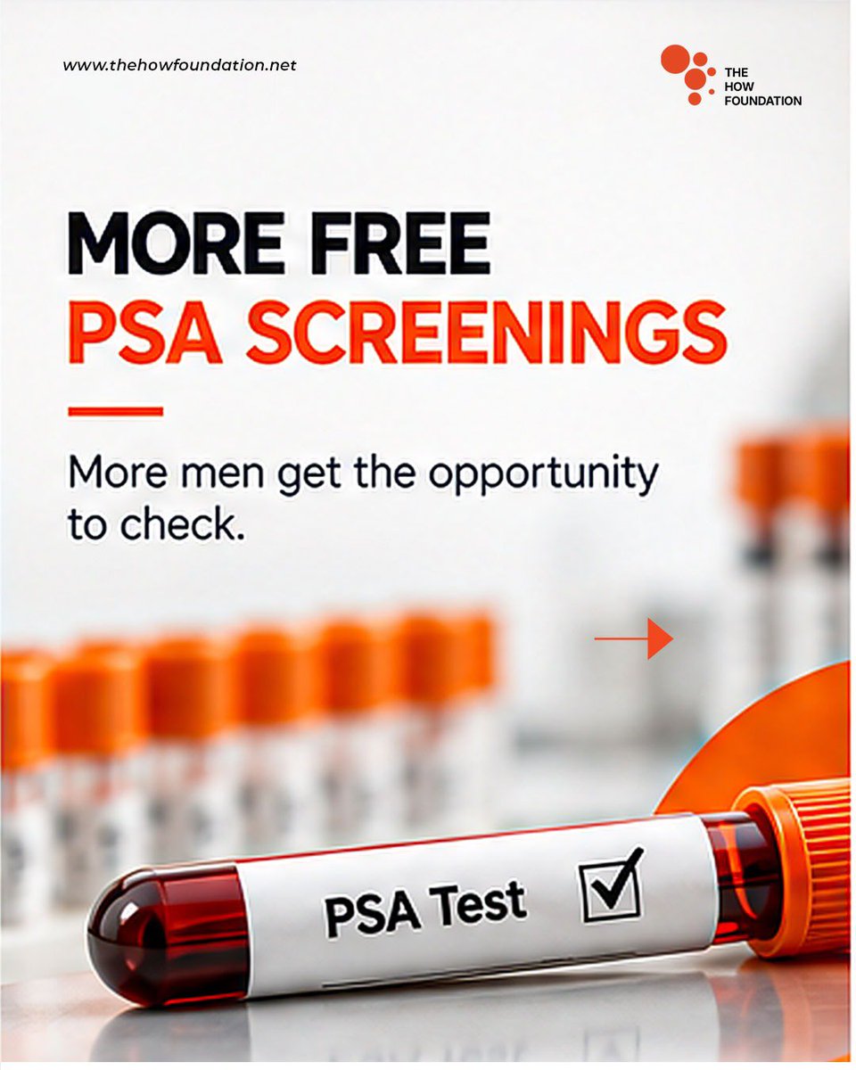 HOWFoundationNG's tweet photo. Supporting men's health isn't only about funding a programme.
It's about helping create access.
It's about reaching the man who may not have had the opportunity to check.
That is impact.

If your organisation is passionate about community health, let's talk.

#HOWFoundation https://t.co/QreZg9GXPd