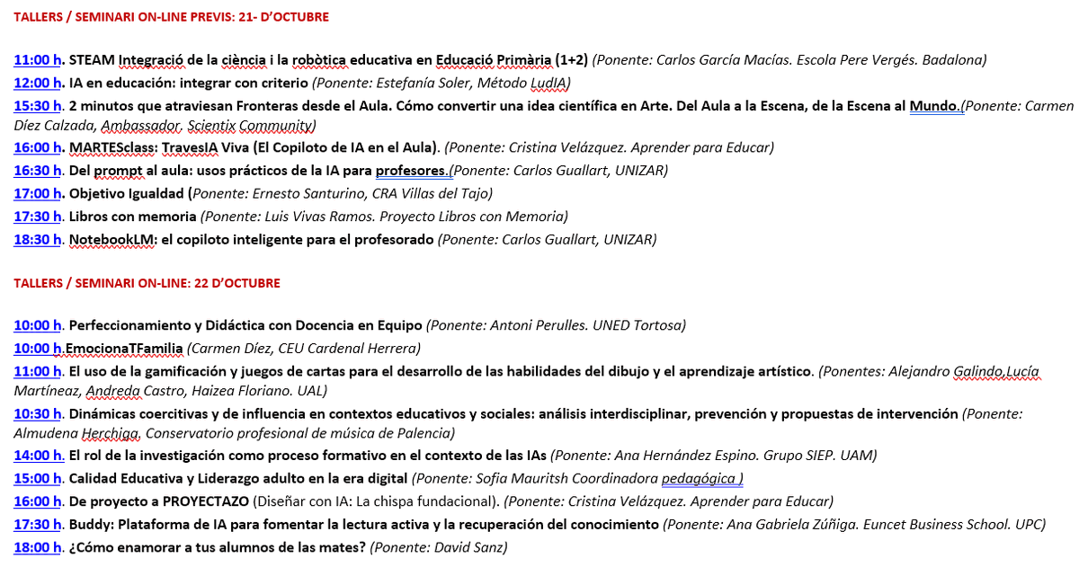 peremarques's tweet photo. ¿Ya te has apuntado a los TALLERES/SEMINARIO DIM-EDU online (29 y 30 de septiembre)? https://t.co/9aRzGwYDbp Son gratuitos y los participantes reciben certificación. Los ofrecen la RED DE FORMADORES DIM-EDU en el marco de la 173 JORNADA INTERNACIONAL DIM-EDU https://t.co/Q2ihCDVENm