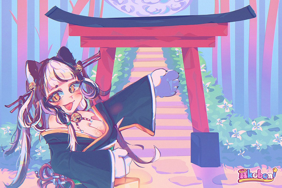 Akobon_'s tweet photo. ⌞Colored sketch⌝       
Thank you Catelco! Thank you for trusting on me for your character, your concept about death is very important for us, so I hope I did justice ! I'm not the best with backgrounds so thank you for trusting on me!   
#VgenCommㅤ #commissionㅤ #rkgk https://t.co/qN8sadeq78