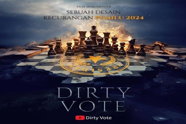 LambeSahamjja's tweet photo. dirty vote is real:
- dirty vote itu film dokumenter investigasi indonesia taun 2024 
- isinya ungkapin dugaan kecurangan dan rekayasa sistematis di pemilu dan pilpres 2024
- instrumen kekuasaan negara dipake buat menangin kontestasi politik tertentu
- anggaran negara sama bansos dipake masif pas taun pemilu termasuk dana desa
- pejabat publik pj kepala daerah aparat hukum dan menteri aktif diduga gak netral