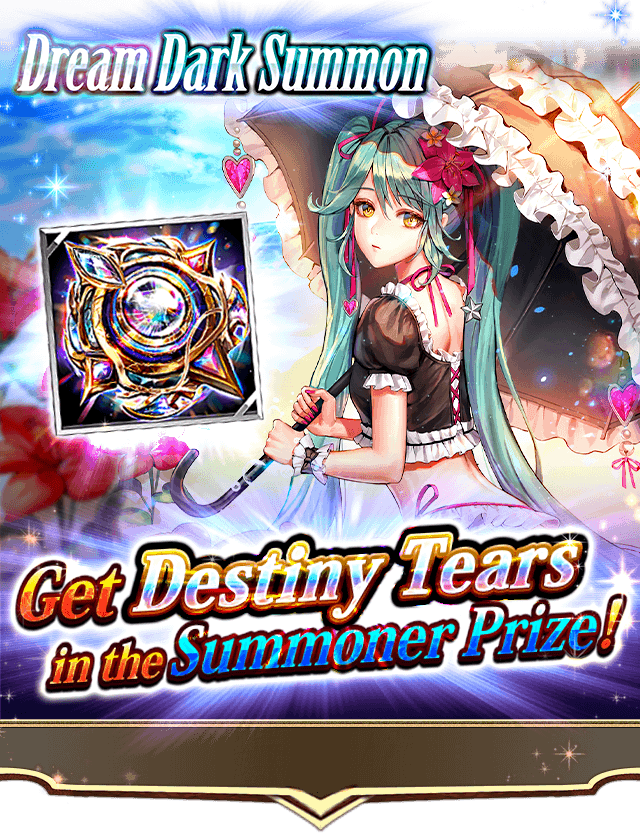 DarkSummoner_us's tweet photo. "Dream Dark Summon" is now live!
Packed with Featured Rewards including "Too Hot To Love, Xiahou Dun" and "Destiny Eyes"!

#DarkSummoner https://t.co/tdtKzRxEAl