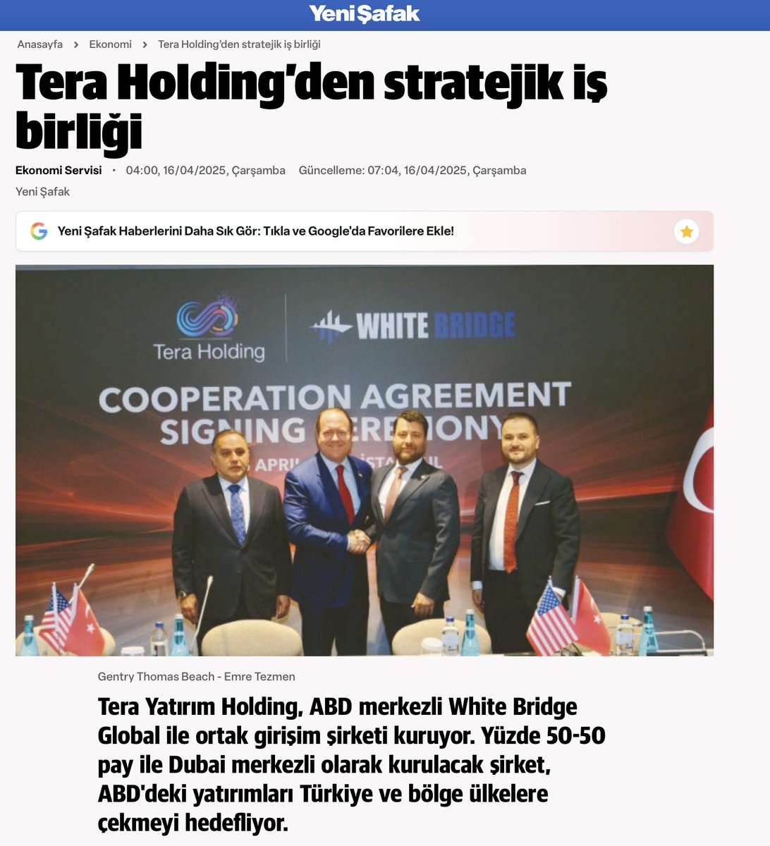 Musaozsoy's tweet photo. Yani sadece meraktan soruyorum bugün Ersin Çelik'in bas bas bağırıp Cumhurbaşkanına aba altından sopa göstermeye cesaret ettiği süreçte, bu TERA denen firmayı öven haberleri daha önce yaptınız mı yapmadınız mı?
Peki bu haberleri Allah rızası için mi yapmıştınız?
@yenisafak https://t.co/v9fxZEzin3