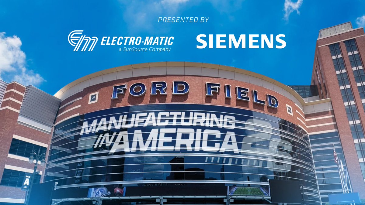 Attend_MiA's tweet photo. 💠Oct 28, 2026🔹Ford Field🔹Detroit💠
Interested in exhibiting, sponsoring, or presenting at #Manufacturing in America?! Come be a part of shaping the future! #MiA26
🔗 https://t.co/LVMXFNWZ4Q https://t.co/jeZobMbZRX