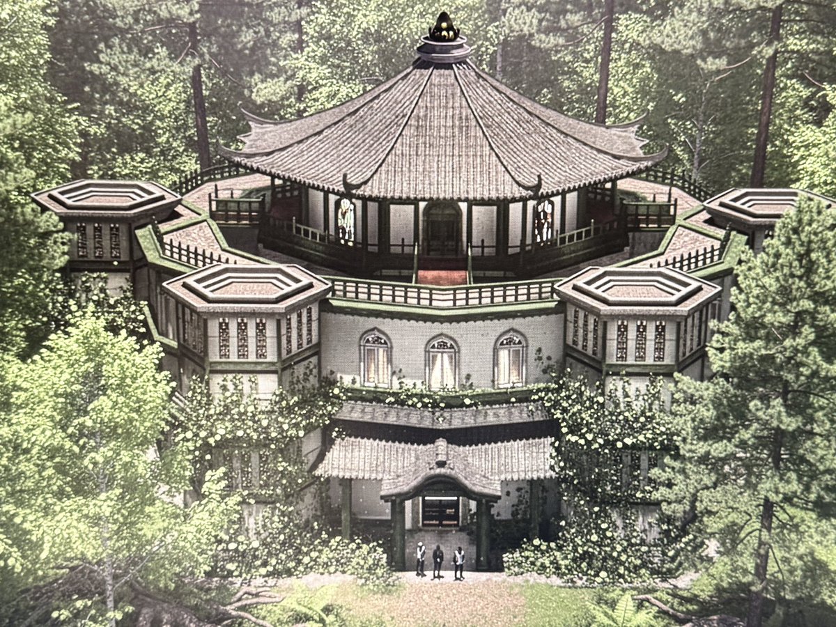 tajimax1968's tweet photo. 十二支同盟本部は灯が入るとめちゃ綺麗なのでヘッダーはこれにしました。本編でここまで煌煌と灯が入る事はないと思いますが。こちらは右のイメージと合わせて最終確認のためのレンダリングイメージボードとなります。最終とは言ってもこちらからまた小直しが入ったりしています。
#仮面ライダーマイス https://t.co/SQzGJ9RndS