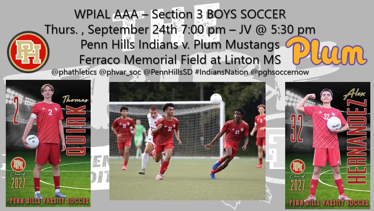 phvar_soc's tweet photo. Big one tonight @Ferraco

@phathletics @phvar_soc @PennHillsSD #IndiansNation @pghsoccernow https://t.co/1t32kDjJty