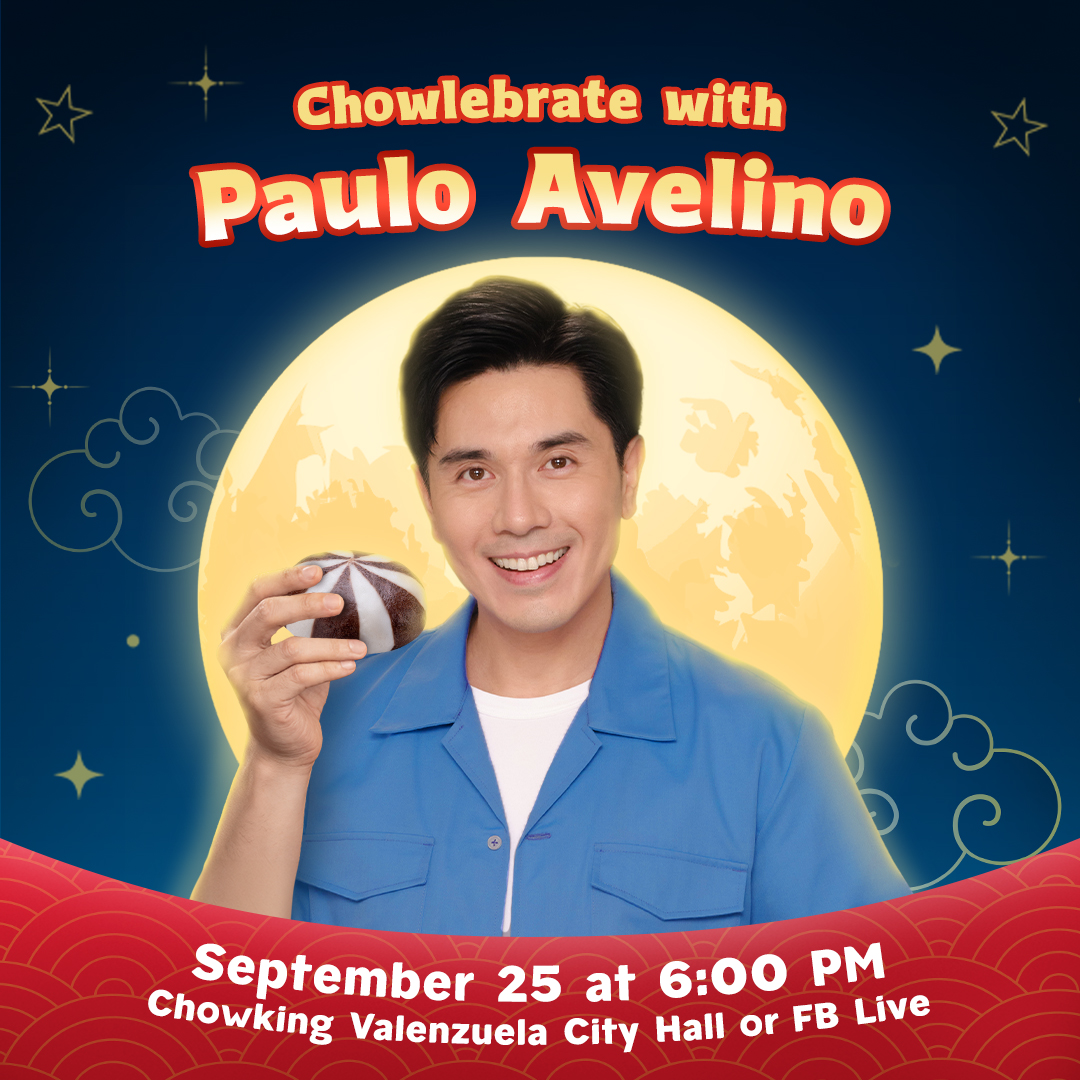 chowking_ph's tweet photo. Happy #ChowkingMoonFestival! 🤩🌝 Here are some delightful ways to CHOWlebrate so you don't miss out!

See you later at 6PM for our CHOWlebration with @mepauloavelino LIVE on our Facebook page! 🍫

Make your Moon Festival moments extra special with Chowking! 🤩 https://t.co/4Zx8apgl36