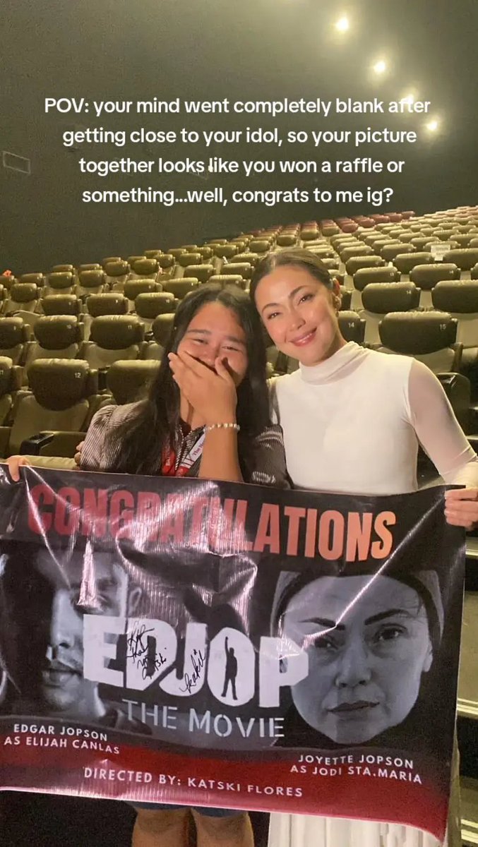BruNics46336's tweet photo. The AUDACITY to make THE MS. JODI STA. MARIA hold the tarpauline?? 

SORRY ATE 😭😭 NATULALA NALANG TAKAGA AKO AT NALUTANG 😭😭😔😔

I MISS YOU 💔🫠 @JodiStaMaria https://t.co/LyldEcOe9v