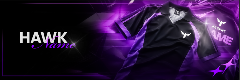Sn1p3zzfn's tweet photo. With @hwkespgg officially starting back up, I’ve already put the necessary work and investment into giving the org a full rebrand.

Introducing the NEW hwk banner, new logo, and new jerseys.

Hope you all like the new look. This is only the beginning. 💜🖤🩶 https://t.co/XNLmrHMCOP