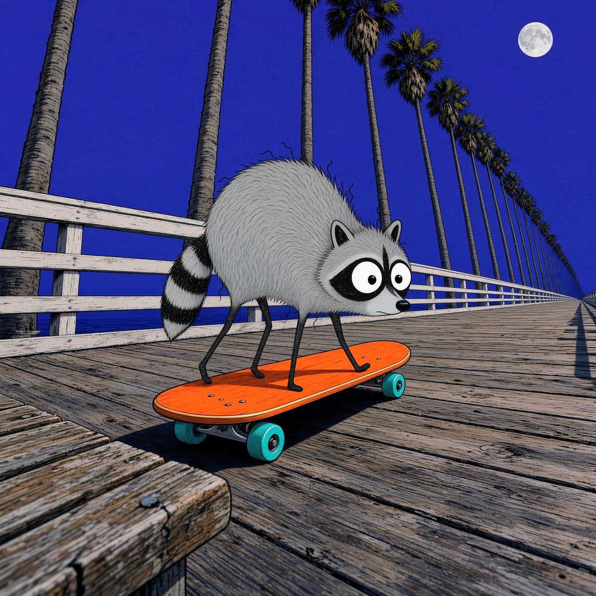 oposdegen's tweet photo. count $JIMOTHY in 🛼

the raccoon's already warming up his wheels, save him a spot at the front of the squad ✨

@Jimothyworld

#nightcrawler #CT https://t.co/B4JILjDAVr