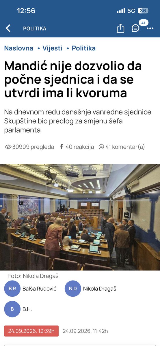 StanicM's tweet photo. Danas su predstavnici vlasti iz PES umjesto evropske budućnosti izabrali Mandićevu fotelju!

Srećno bilo u oba doma - ko bježi od građana i javnosti danas neka zna bježaće građani i od njih za pola godine.

Hakovani, a(o)perisani, sad i zaključani.

Čojski i junački- ka i vazda😂 https://t.co/wqdQXvXhhZ